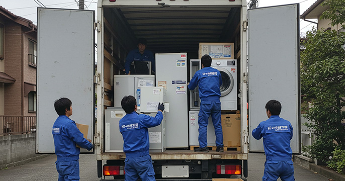 引っ越しや不用品のお片付けなどお任せください